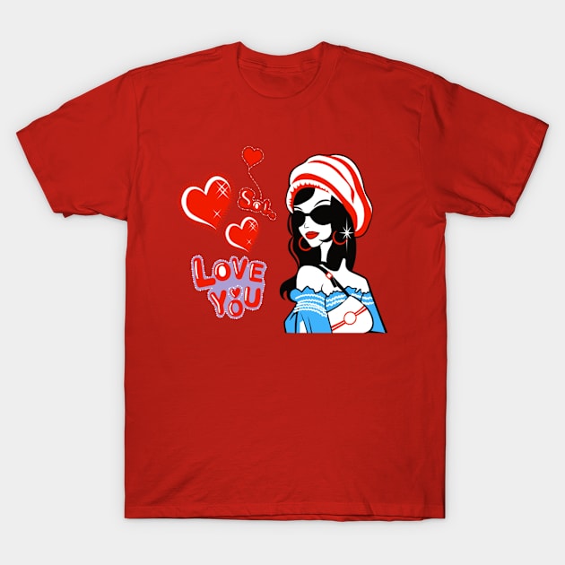 Love You T-Shirt by szrashed